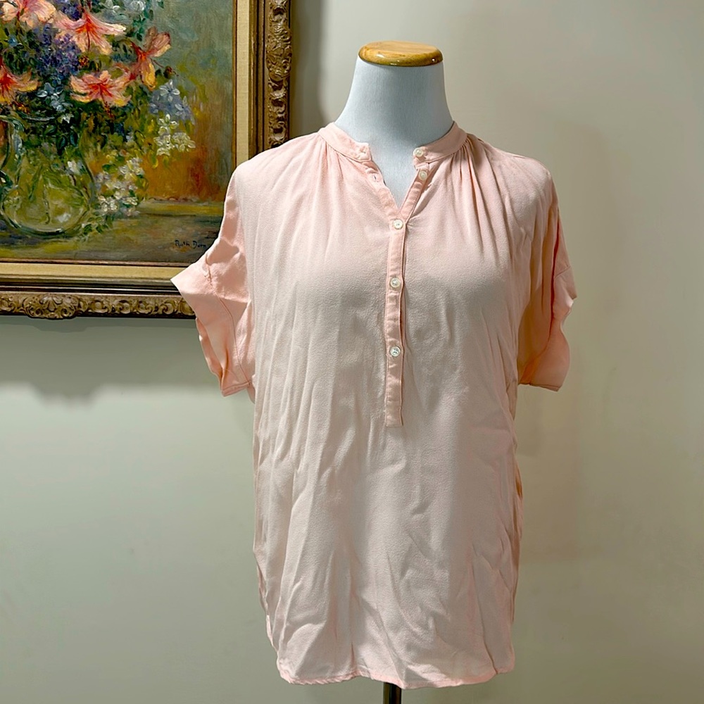 Pink Point Sur short sleeve button down